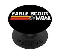 Eagle Scout Mom Scouting Pride Scouts BSA Retro 80's PopSockets PopGrip Adhesivo