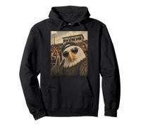 Eagle Student Funny Meme Selfie Vintage Home Game Day Mascota Sudadera con Capucha