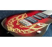 Eagle Trans Arm Guitar Stickers pegatinas Vinyl Guitar & Bass Body (oro)