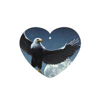 Eagle Under The Stars - Ambientadores para coche, 6 unidades, en forma de corazón, para colgar, aromaterapia, ambientadores perfumados para dormitorio y baño