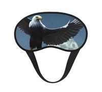 Eagle Under The Stars - Antifaz opaca para dormir, poliéster suave, antiluz, elegante, adecuado para hombres y mujeres, para el trabajo diario y viajes al aire libre.