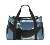 Eagle Under The Stars Bolsa de viaje de mano. Diseño moderno, gran capacidad de almacenamiento, adecuada para viajes de negocios y viajes cortos.