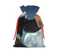 Eagle under the stars - Bolsas de regalo con cordón, bolsas de día festivo, bolsas de golosinas, bolsas de regalo de Navidad