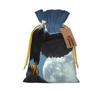 Eagle under the stars - Bolsas de regalo con cordón, bolsas de día festivo, bolsas de golosinas, bolsas de regalo de Navidad