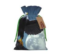 Eagle under the stars - Bolsas de regalo con cordón, bolsas de día festivo, bolsas de golosinas, bolsas de regalo de Navidad