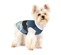 Eagle under the stars - Chaleco de algodón para mascotas, estampado completo, ropa para perros y gatos, suave, elástico, transpirable, para mascotas