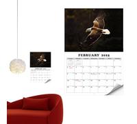 Eagle Wall Calendar 2025, planificador de pared monthly ilustrado, planificador diario brillante y funcional para oficinas, uso en el hogar y la escuela, ideal para organizar tu año con facilidad