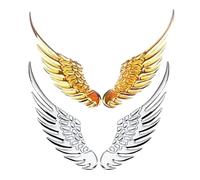 Eagle Wings Emblem 3D Decals - Self Adhesive Wings Signs Car Badge Decals,Metal Car Accessories Stylish Decor for Vehicles, Computers, Motorcycles, RVs, Scooters, Laptop