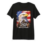 Eagle with 250 Years 1776-2026 Birthday American Camiseta Premium