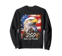 Eagle with 250 Years 1776-2026 Birthday American Sudadera