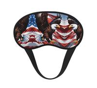 Eagle with USA Flag Print Sleep Solution Blackout Sleep Mask with Ear Orejeras - Travel Yoga Meditación