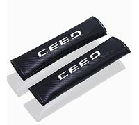 EAGLEG 2 Piezas Almohadilla de Protectores Cinturon de Seguridad de Coche para K-IA Ceed GT GT Line, Cómodas Hombreras de Fibra de Carbono - Accesorios de Interior,Ceed