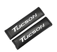 EAGLEG 2 Piezas Almohadillas para Cinturón de Seguridad de Fibra de Carbono de Coche, Fundas de Protección Hombros Cómodas para Hyun-dai Tucson I10 I20 I30 Accesorios de Diseño Interior,Tucson