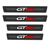 EAGLEG 4 Piezas Etiqueta Engomada del Protector del Umbral de la Puerta de Fibra Carbono del Coche para KI-A Rio SPORTAGE X-Line GT GT-Line Picanto, Accesorios de diseño de automóviles, GT~Line