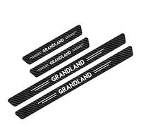 EAGLEG 4 Piezas Etiqueta Engomada del Protector del Umbral de la Puerta de Fibra Carbono del Coche para Op-el Astra Adam Combo Corsa Insignia, Accesorios de diseño de automóviles, Grandland