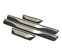 EAGLEG 4 Piezas Protector de Umbral de Puerta de Coche para Opel Vauxhall Zafira Tourer 2011-2019, Ajuste del Umbral del Pedal de Desgaste Placa de Protección Accesorios, Acero Inoxidable,Silver