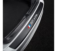 EAGLEG Parachoques De Tapa del Maletero De Puerta Trasera del Coche De Fibra Carbono Protector De Borde Trasero Accesorios Embellecedores para Fo-rd Focus St Line 2012 2018 2020,Black