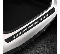 EAGLEG Protección DeI Parachoques Trasero de Fibra de Carbon, para Fo-rd Mondeo Mk4 Mk3 Mk5 5 4 Mk2 2 ST Protector Paragolpes Trasero Coche,Black