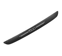 EAGLEG Protector de Parachoques Trasero de Coche para Fi-at 500, Tira Protectora de Umbral de Puerta de Maletero Fibra Carbono Sticker Accesorios,Black