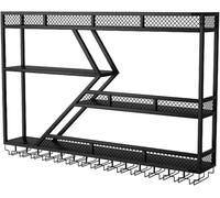 Eagleize Estante de pared para botellas de vino, estante de almacenamiento de pared, estante de almacenamiento de botellas, estante de almacenamiento de botellas, estantes de vino LED, estantes de