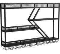 Eagleize Estante de pared para botellas de vino, estante de almacenamiento de pared, estante de almacenamiento de botellas, estante de almacenamiento de botellas, estantes de vino LED, estantes de