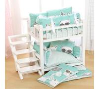 Eagleize Litera para perro con escaleras, cama extraíble de doble capa para mascotas, cojín de espuma viscoelástica y funda extraíble para perros pequeños, medianos y grandes (blanco, 28 pulgadas de
