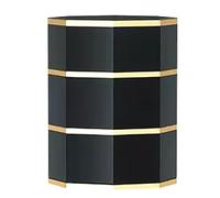 Eagleize Zapatero giratorio de 360 grados con puertas de adsorción, torre redonda para zapatos, soporte giratorio de metal, organizador de zapatos para entrada, pasillo, negro (3 niveles)