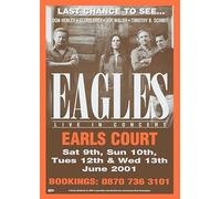 Eagles #1 VINTAGE Rara BAND ROCK Posters Concert Tour Music - A4 A3 A2 - Impresiones de calidad … (No enmarcado, A4)