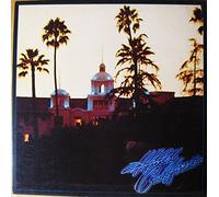 EAGLES - EAGLES, Hotel California With rare poster. Featuring Joe Walsh, Don Henley, Glenn Frey. First UK pressing 1976. Asylum