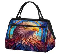 Eagles Head - Bolsa de gimnasio para hombres y mujeres, bolsa de deporte de viaje, impermeable, bolsa de viaje para fin de semana, bolsa de noche, ligera, bolsa de equipaje de mano