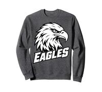 Eagles Mascot Back to School Team Spirit Sudadera