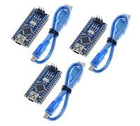 Eagles Nano V3.0 Nano Board ATMEGA328P CH340 5V 16M Placa microcontroladora compatible con Arduino DIE 3 unidades con cable USB