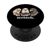 Eagles Screech Funny Eagle Lover Funny Screech PopSockets PopGrip Adhesivo