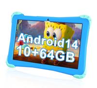 EagleSoar Tablet para Niños 10 Pulgadas, Android 14 con Procesador Octa-Core, 3 a 12 Años, 10GB RAM+64GB ROM, APP Aprendizaje Preinstalado y Controles Parentales (Azul)