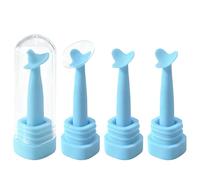 eagosion Juego de 4 ventosas para lentes de contacto, soporte para lentes de contacto, insertador de lente (no retirar), con caja de almacenamiento, base de ventosa para un agarre estable para soporte