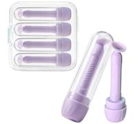 eagosion Pack de 4 lentes de contacto con guía de introducción + caja de almacenamiento, aplicador de una sola pieza para lentes suaves y rígidas permeables a los gases (RGP/Ortho-K), ventosa, ideal