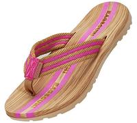 Eagsouni Chanclas Slim Flatform Mujer Flip Flops Sandalias Verano Antideslizante Piscina Playa Interior, Rosa, 39 EU