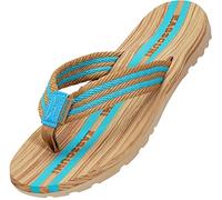Eagsouni Chanclas Slim Flatform Mujer Flip Flops Sandalias Verano Antideslizante Piscina Playa Interior, Cielo Azul, 41 EU