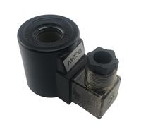 EAHWCXSD Bobina de solenoide hidráulica, Agujero Interior de 20mm, Altura de 51mm, AC220v, CC 24V(24V)