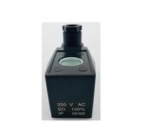 EAHWCXSD Bobina de válvula solenoide AB410, válvula de 2W, Orificio Interior de 16mm de Altura, 40mm, AC220V, AC110V, AC380V, DC12V, DC24V(AC24V)