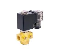 EAHWCXSD Mini válvula solenoide de Agua de 2 vías, Normalmente Abierta, con Rosca D14511, PU-M03K/03K, Bobina D14511, 1/8" y 1/4"(1/8",NBR_220V_PU-M03K)