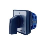 EAHWCXSD Selector de Perilla giratoria LW26-20 LW28-20 YMW26-20/1, 20 A, 1 Polo, un Nivel, multiposición, 4 terminales, Interruptor de Leva de conmutación(1-0-2)