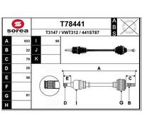 EAI Eje Motriz Delantero Izquierda para VW Up 121 122 BL1 BL2 Citigo Mii KF1 _