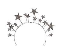 EAJORN Diadema de fiesta de estrellas, diadema de moda para carnaval, tocado para mujeres y niñas, accesorios para el cabello de despedida de soltera