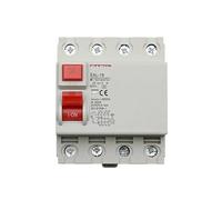EAL-18 4P 10/30mA tipo A disyuntor de corriente residual electromagnético interruptor de seguridad diferencial(30mA,4P 6A)
