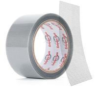 Ealyder Tape Cinta Reparadora de Mosquitera 5 cm x 9 m,Gran tamaño Cinta Adhesiva Mosquitera de Fibra de Vidrio, Reparación Fácil sin Herramientas, Autoadhesiva Resistente - gris