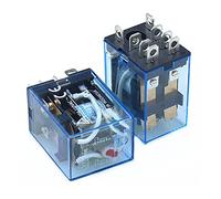 EAMOM 1pcs relé LY2NJ DC12V AC12V DC24V AC24V Pequeño relé 10a 8 pines bobina DPDT (Size : DC 24V)