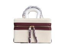 EAMOM Bolso de mano de lujo para mujer, diseño retro, bolso de hombro con cadena y solapa para niña, bolso cruzado de rombos pequeños cuadrados, rojo vino, Talla única