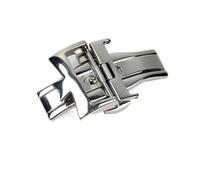 EAMOM Cierre de reloj de acero inoxidable para VC Vacheron, hebillas para correa de reloj, cierre de mariposa con pasador de Metal plateado Constantin de 20mm