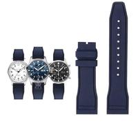 EAMOM Correa de goma para reloj IWC Fluoro, correa de liberación rápida para piloto AMG Petronas F1 Team, pulsera deportiva resistente al agua, correa de reloj de 20mm, 21mm y 22mm (Color : Dark blue